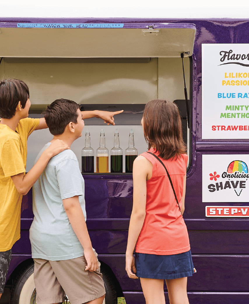 TFK_06 kids at shave ice truck